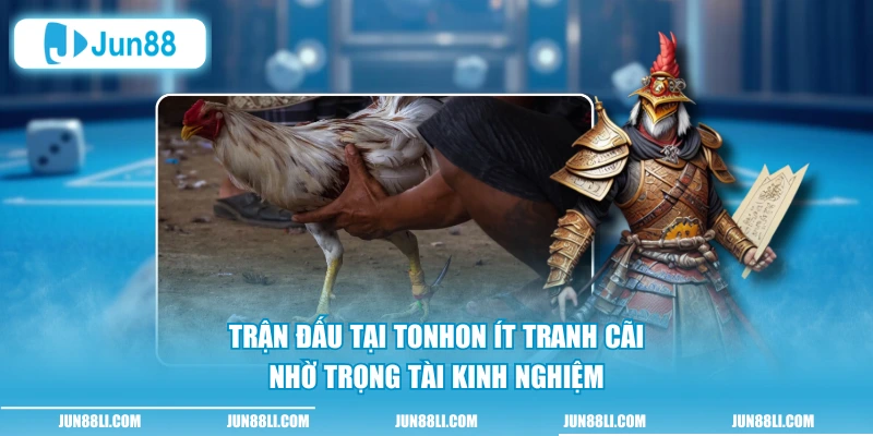 Trận đấu tại Tonhon ít tranh cãi nhờ trọng tài kinh nghiệm